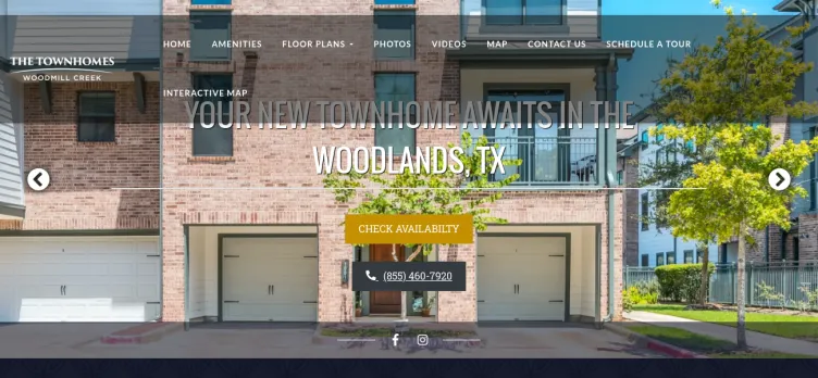 Screenshot Townhomes at Woodmill Creek