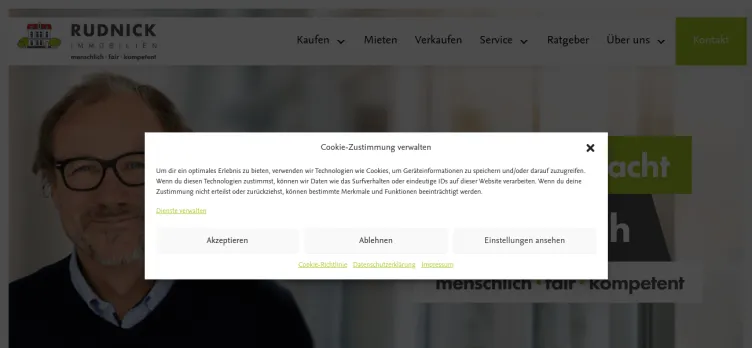 Screenshot Rudnick-Immobilien.de