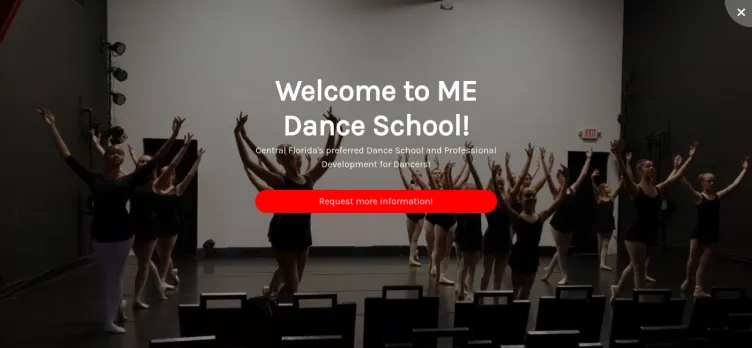 Screenshot MarshallEllisDanceSchool.com