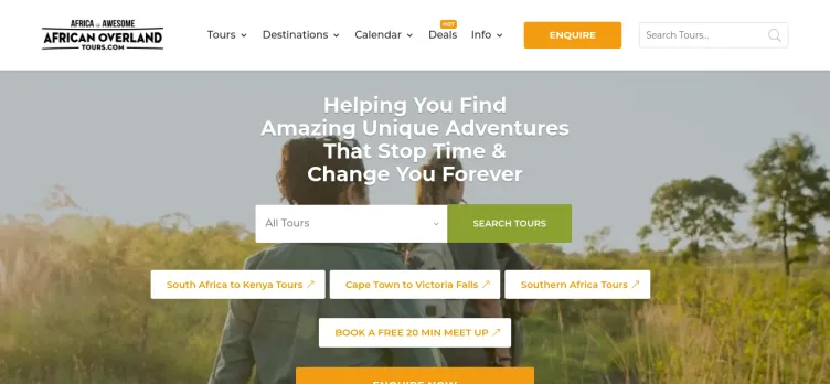 Screenshot African Overland Tours