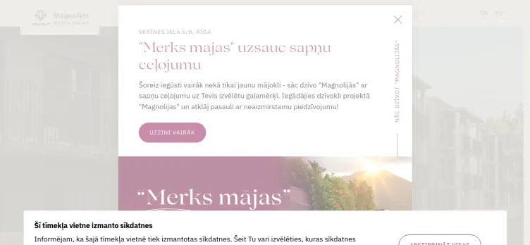 Screenshot MerksMagnolijas.lv