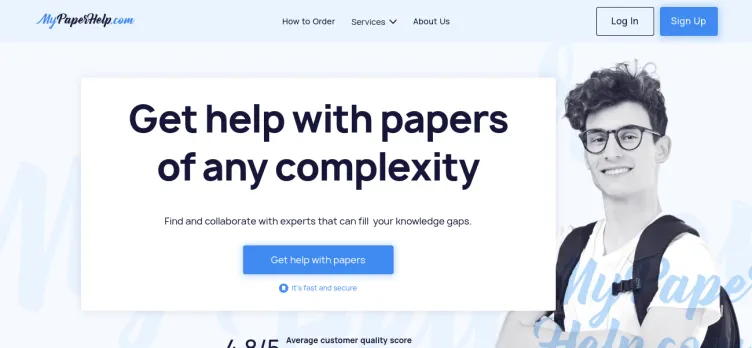 Screenshot Mypaperhelp