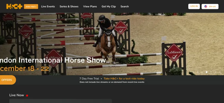 Screenshot Horse and Country TV