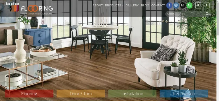 Screenshot Kaplan Flooring