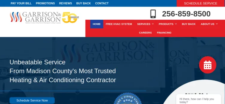 Screenshot GarrisonAndGarrison.com