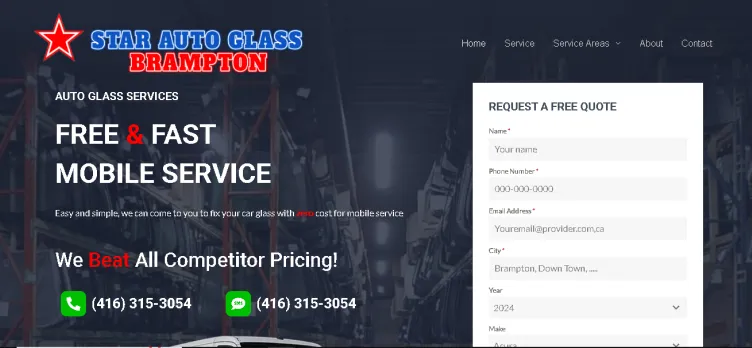 Screenshot Star Auto Glass Brampton