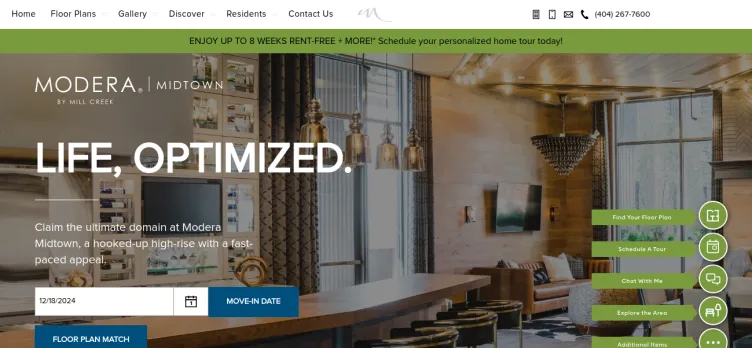 Screenshot Modera Midtown
