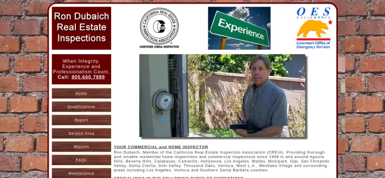 Screenshot Home-Inspection-Ventura.com