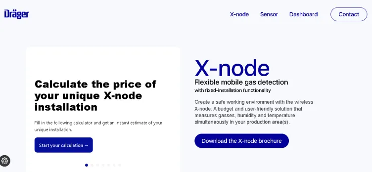 Screenshot XNode-Draeger.be