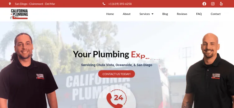 Screenshot California Plumbing