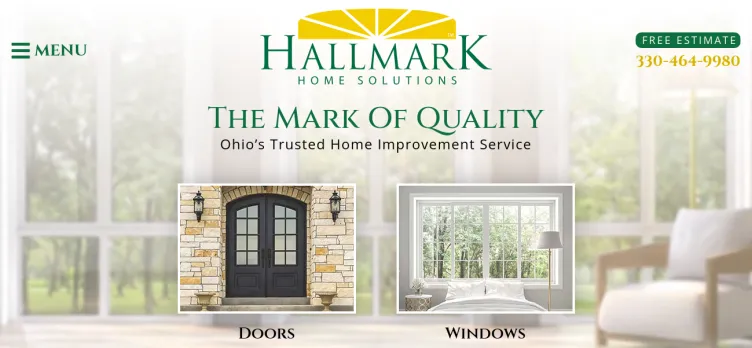 Screenshot Hallmark Home Solutions