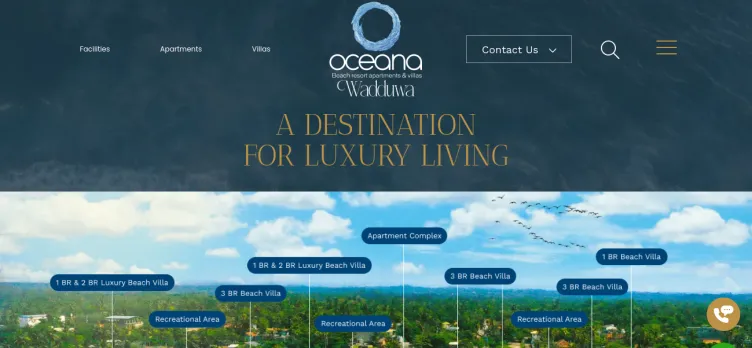 Screenshot Oceana.lk