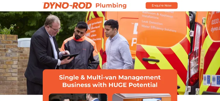 Screenshot Dyno-Rod Plumbing Franchise