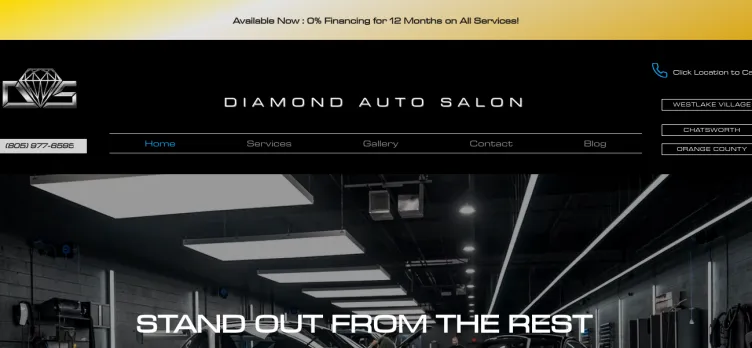 Screenshot Diamond Auto Salon