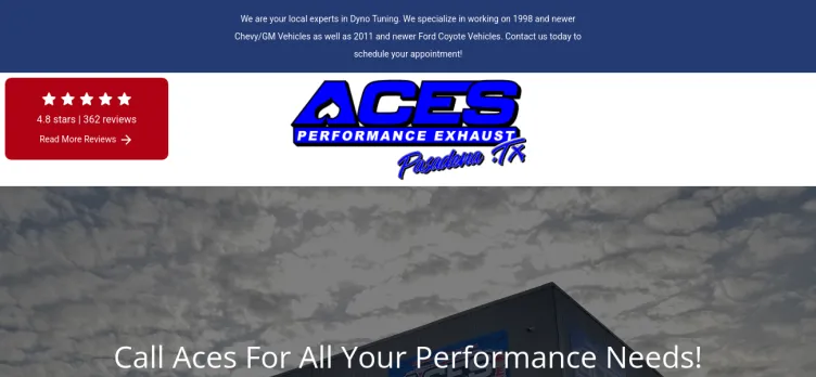 Screenshot Aces Performance Exhaust