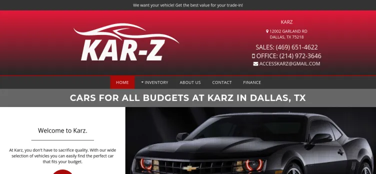 Screenshot Kar-Z.com