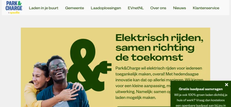 Screenshot ParkNCharge.nl