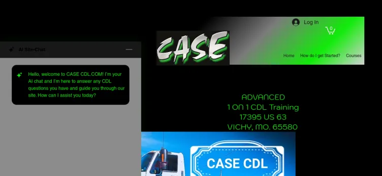 Screenshot CASE CDL