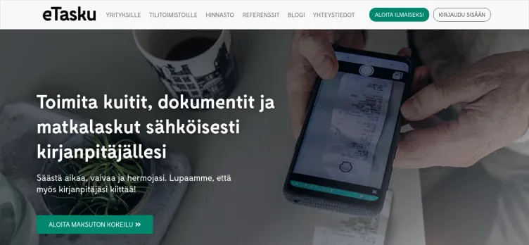 Screenshot eTasku