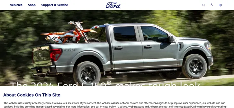 Screenshot Ford.ca