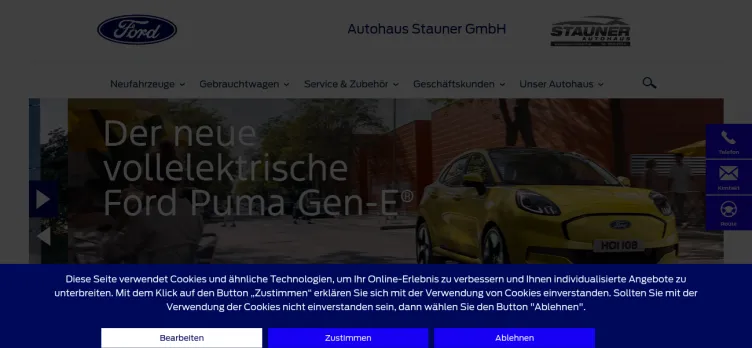 Screenshot Ford-Stauner-Muehldorf.de