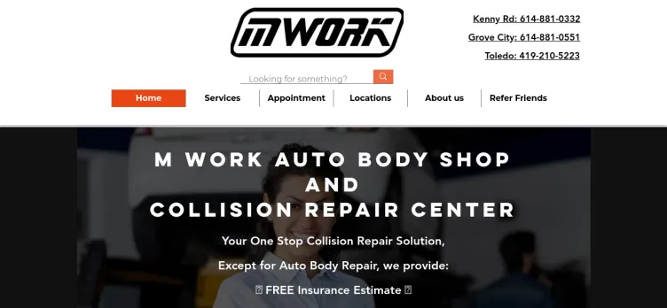 Screenshot M Work Auto Body