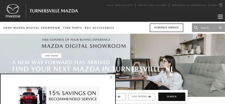 Screenshot Turnersville Mazda