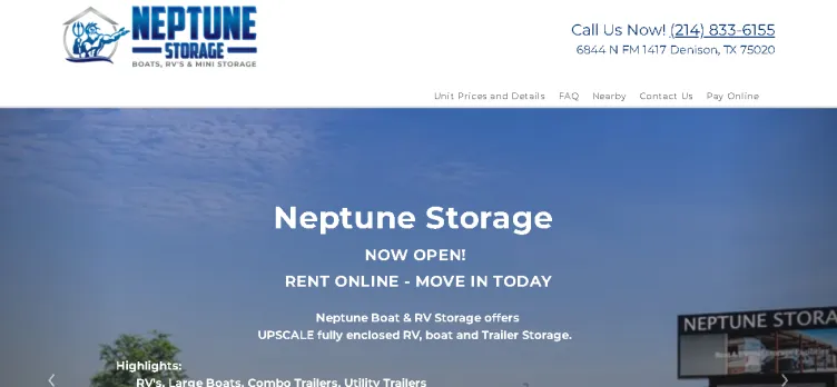 Screenshot Neptune Storage