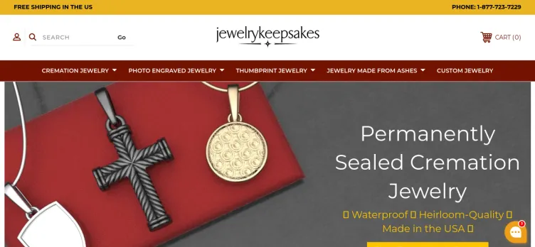 Screenshot Jewelry Keepsakes