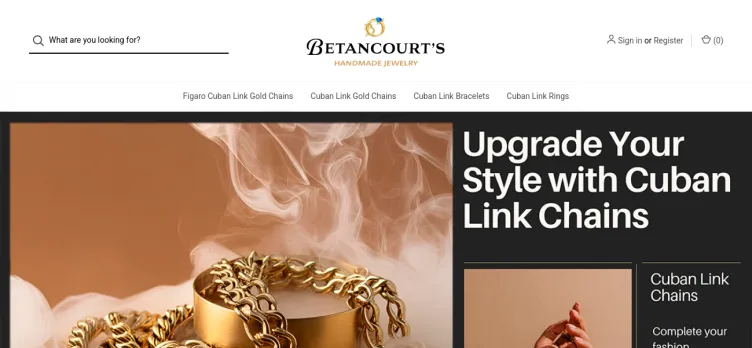 Screenshot Betancourt Jewelry