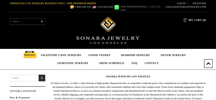 Screenshot Sonara Jewelry