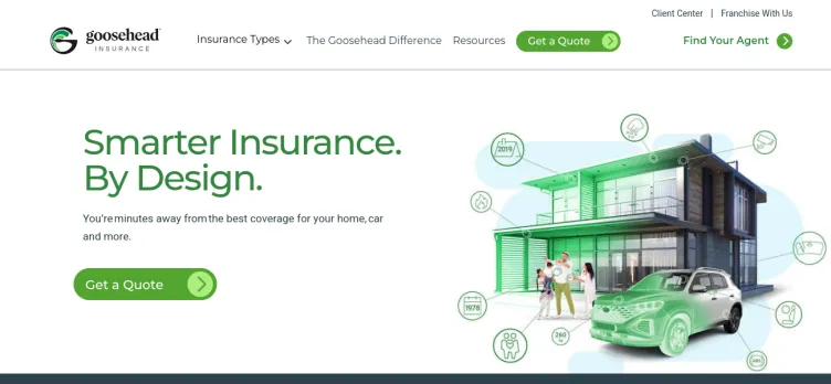 Screenshot Goosehead.com