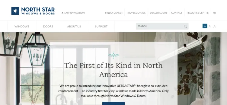 Screenshot NorthStarWindows.com