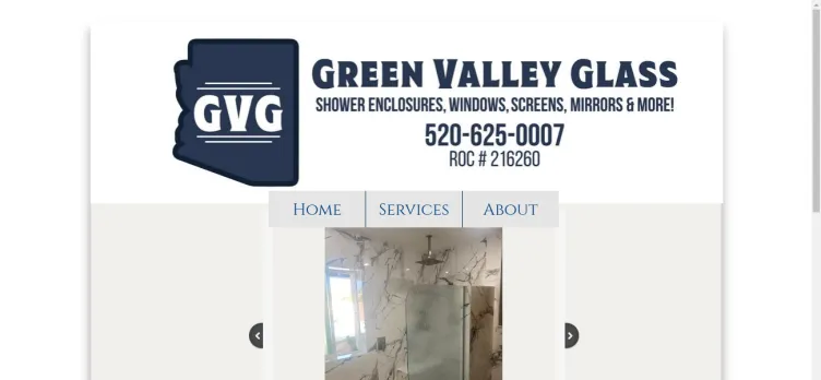 Screenshot Green Valley Glass