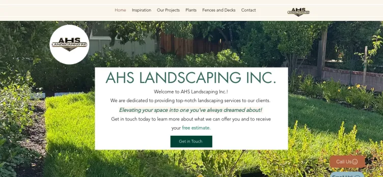 Screenshot Ahs Landscaping