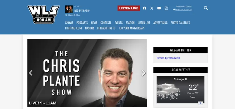 Screenshot WLSAM.com