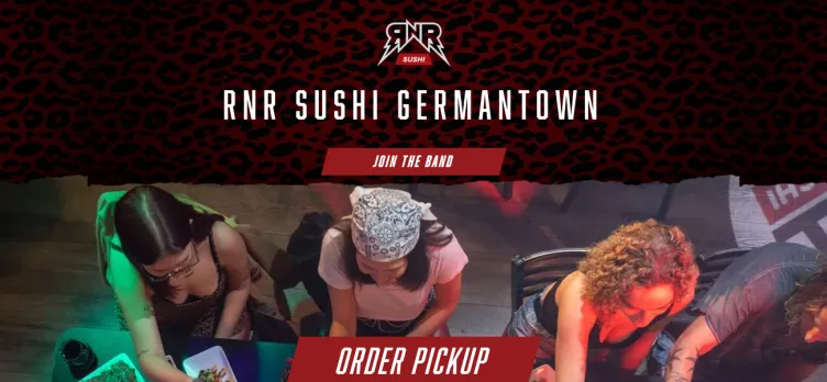 Screenshot RnRSushiGermantown.com