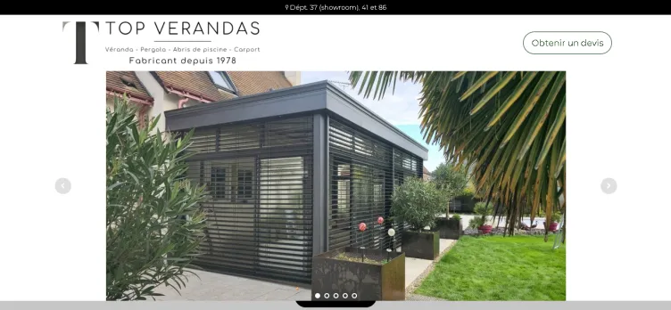 Screenshot Top Verandas