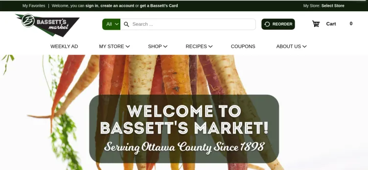 Screenshot BassettsMarket.com