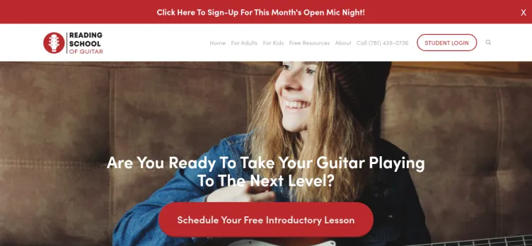 Screenshot Reading School of Guitar