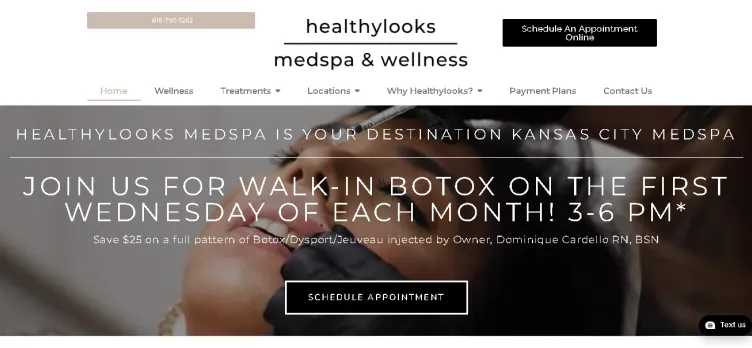 Screenshot HealthyLooks.com