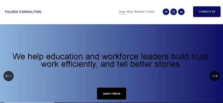 Screenshot Toledo Consulting