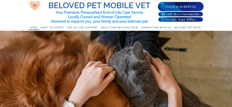 Screenshot Beloved Pet Mobile Vet