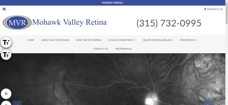 Screenshot MVRetina.com