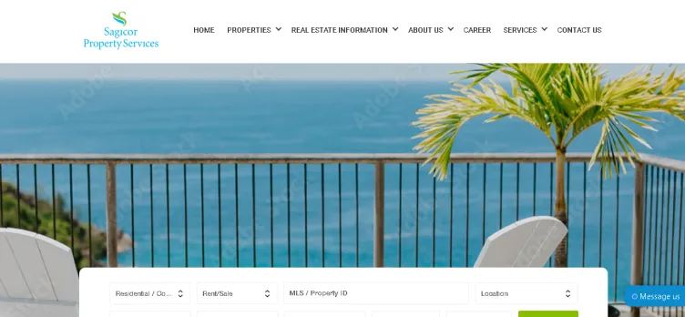 Screenshot SagicorProperties.com