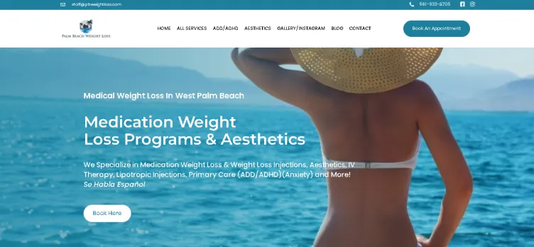 Screenshot PBWeightLoss.com