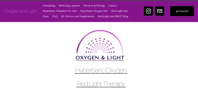 Screenshot Oxygen and Light