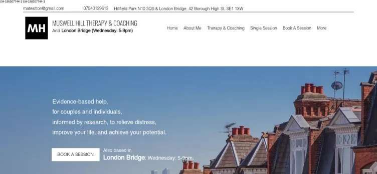 Screenshot Muswell Hill Therapy