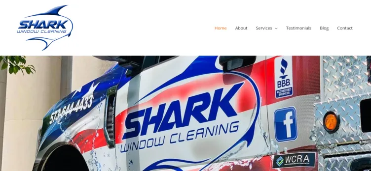 Screenshot Shark Window Cleaning