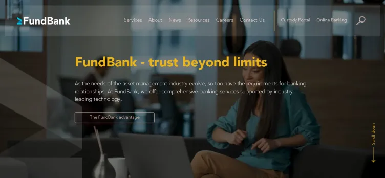 Screenshot FundBank